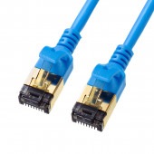 [KB-T8SL-02BL] カテゴリ8細径LANケーブル(ブルー・2m)|LAN(OAファニチャー・アクセサリ)|OAファニチャー・アクセサリ