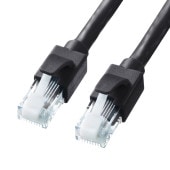 [KB-T6ATS-02BK] ツメ折れ防止カテゴリ6A LANケーブル(ブラック・2m)|LAN(OAファニチャー・アクセサリ)|OAファニチャー・アクセサリ
