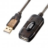[KB-USB-R205N] 5m延長USBアクティブリピーターケーブル|ケーブル(OAファニチャー・アクセサリ)|OAファニチャー・アクセサリ