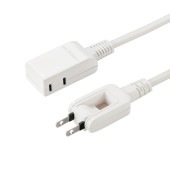 [TAP-M605W] マイクロタップ(2個口・0.5m・ホワイト)|電源関連(OAファニチャー・アクセサリ)|OAファニチャー・アクセサリ