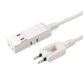 [TAP-M81W] マイクロタップ(4個口・1m・ホワイト)|電源関連(OAファニチャー・アクセサリ)|OAファニチャー・アクセサリ