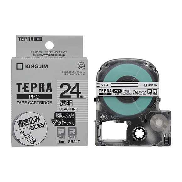 [SB24T] �ƥץ�PRO�ơ��ץ����ȥ�å� 24mm �ޥåȥ�٥� Ʃ��/��ʸ����