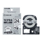[SF24K] テプラPROテープカートリッジ 24mm アイロンラベル 白/黒文字|ラベルライター|文具・オフィス機器