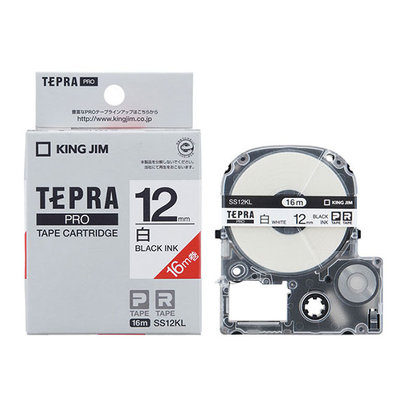 [SS12KL] �ƥץ�PRO�ơ��ץ����ȥ�å� 12mm ���٥� ��ʸ�� ���󥰡�
