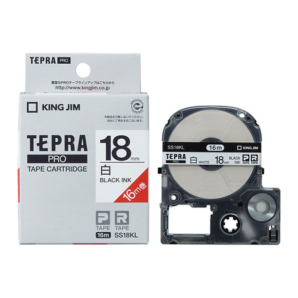 [SS18KL] �ƥץ�PRO�ơ��ץ����ȥ�å� 18mm ���٥� ��ʸ�� ���󥰡�