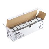 [SS24K-10PN] テプラPROテープカートリッジ 24mm エコパック白ラベル(10個入)|ラベルライター|文具・オフィス機器