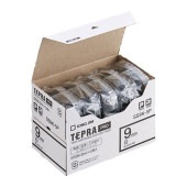[SS9K-5P] テプラPROテープカートリッジ 9mm エコパック(5個入) 白ラベル 黒文字|ラベルライター|文具・オフィス機器