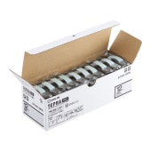 [ST12K-10PN] テプラPROテープカートリッジ 12mm エコパック透明ラベル(10個入)|ラベルライター|文具・オフィス機器