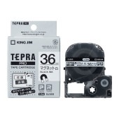 [SJ36S] テプラPROテープカートリッジ マグネットテープ 36mm 白に黒文字|ラベルライター|文具・オフィス機器