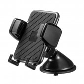 [CAR-HLD11BK] スマートフォン用車載ホルダー(手帳型ケース対応・オンダッシュタイプ)|カーアクセサリー|車・バイク用品