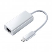 [USB-CVLAN2WN] USB3.2 TypeC-LAN変換アダプタ(ホワイト)|その他(OAファニチャー・アクセサリ)|OAファニチャー・アクセサリ