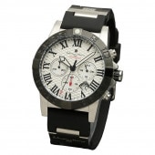 [SM18118-SSWH] 腕時計 クロノグラフウレタンベルトウォッチ|腕時計|時計・アクセサリー