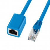[KB-STP6EX-02BL] カテゴリ6STP延長LANケーブル(ブルー・2m)|LAN(OAファニチャー・アクセサリ)|OAファニチャー・アクセサリ