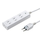 [TAP-SP2114MG2WN] 雷ガードタップ(2P・4個口・2m)|電源関連(OAファニチャー・アクセサリ)|OAファニチャー・アクセサリ