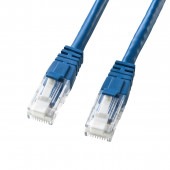[KB-T6TS-02BLN] つめ折れ防止カテゴリ6LANケーブル(ブルー・2m)|LAN(OAファニチャー・アクセサリ)|OAファニチャー・アクセサリ