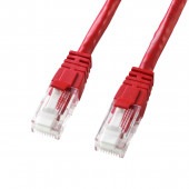 [KB-T6TS-02RN] つめ折れ防止カテゴリ6LANケーブル(レッド・2m)|LAN(OAファニチャー・アクセサリ)|OAファニチャー・アクセサリ