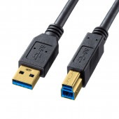 [KU30-15BKK] USB3.0ケーブル(ブラック・1.5m)|ケーブル(OAファニチャー・アクセサリ)|OAファニチャー・アクセサリ