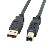 [KU20-5BKHK2] USB2.0ケーブル(ブラック・5m)|ケーブル(OAファニチャー・アクセサリ)|OAファニチャー・アクセサリ