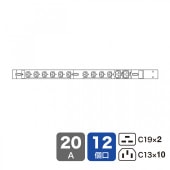 [TAP-SV22012C19] 19����������С���å��ѥ��󥻥��(����ॵ������200V��20A��IEC C19x2�ĸ�+IEC C13x10�ĸ���3m)