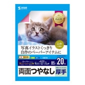 [JP-ERV5NB5N] インクジェット用両面印刷紙(厚手・B5サイズ・20枚入り)|用紙|消耗品