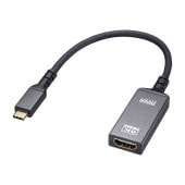[AD-ALCHDR03] USB Type C-HDMI変換アダプタ(8K/60Hz/HDR対応)|ケーブル(OAファニチャー・アクセサリ)|OAファニチャー・アクセサリ