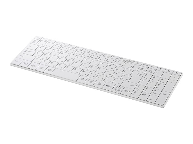 [BSKBB320WH] Bluetooth5.0�б� ����ѥ��ȥ����ܡ��� �ۥ磻��