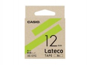 [XB-12YG] ラテコ用テープ (黄緑テープに黒文字12mm幅)|ラベルライター|文具・オフィス機器