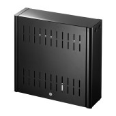 [MR-VESA10L] VESA取付けセキュリティボックス(ブラック) (大)|セキュリティ・耐震グッズ|OAファニチャー・アクセサリ