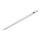 [PDA-PEN58W] ハイブリッド充電式極細タッチペン(ホワイト)|情報機器|家電