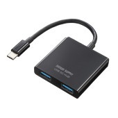 [USB-3TCP9BK] USB Type-C ハブ(3ポート)|パソコン周辺機器|パソコン・PC周辺機器・PCソフト