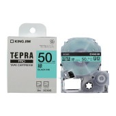 [SC50G] テプラPROテープカートリッジ 50mm カラーラベル(パステル) 緑/黒文字|ラベルライター|文具・オフィス機器