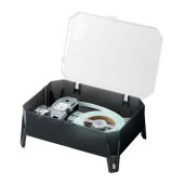 [SS12K-EX] EXロングテープカートリッジ 12mm幅 白/黒文字|ラベルライター|文具・オフィス機器