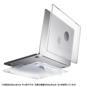 [IN-CMACP1401CL] MacBook Pro用ハードカバー(スタンド付き)|情報機器|家電