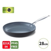 [CC000653-001] �ե饤�ѥ� 28cm �����˥��ץ� IH���������б� PFAS�ե꡼ �ե����Ի��� GREENPAN �������б� Ĵ����� ���å������ʡ�