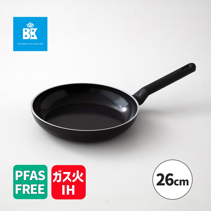 [CC008098-004] �ե饤�ѥ� 26cm �֥�å� �������������������� IH�б� ����ߥå������ƥ��� PFAS�ե꡼ �ե����Ի��� Ĵ����� ���å������� ��������