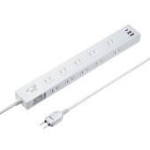 [TAPSP2110NUC3W] 雷タップ 10個口+USB-A+Type-C(PD20W)|電源関連(OAファニチャー・アクセサリ)|OAファニチャー・アクセサリ