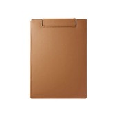 [1932LU-CA] レザフェスU クリップボード(カバ-付) キヤメル A4ヨコ型(短辺とじ)|その他(文具)|文具・オフィス機器