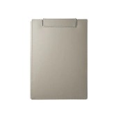 [1932LU-GY] レザフェスU クリップボード(カバ-付) グレ- A4ヨコ型(短辺とじ)|その他(文具)|文具・オフィス機器