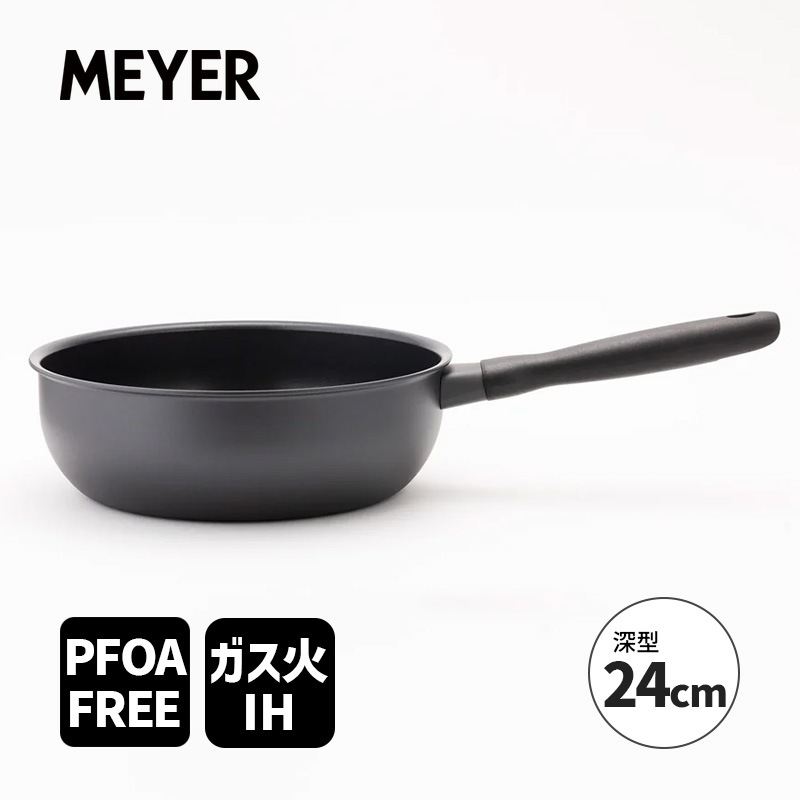 [MNH-CP24] �����ե��ѥ� 24cm ���� �ޥ��䡼 �ߥåɥʥ��� MIDNIGHT �ե饤�ѥ� IH�б� �������б� PFOA�ե꡼ ����ߥ˥����� ���������ʡ�