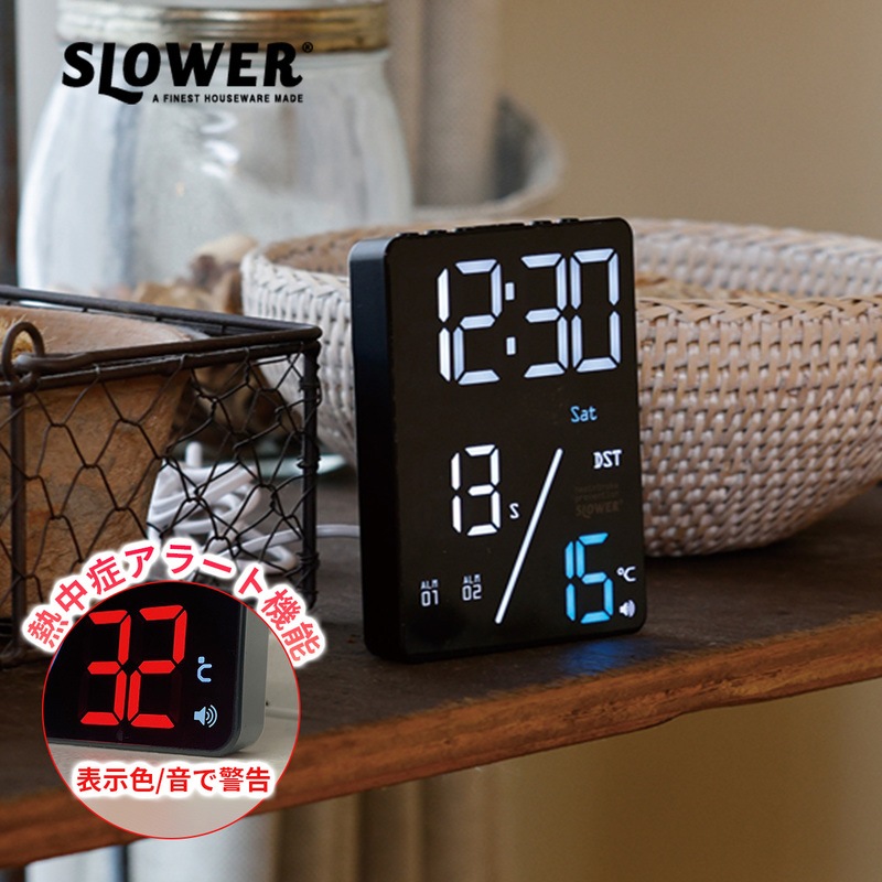 [SLW416] LED �����⥢�顼�ȥ����å� �������� �֤����� ��� Ǯ����к� CLOCK Azul TRI ���Ȳ��Ƿٹ� ���ٷ� ��Ĵ���� �ץ쥼��ȡ�