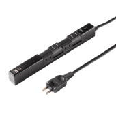 [TAP-B113UC-2BK] ��ž���å�(AC4�ĸ�+Type-C+USB-A��PD20W���֥�å�)