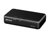 [LSW7-GT-5EP/BK] Giga5ポート スイッチングハブ 電源外付け プラスチック筐体 マグネット付属 ブラック|パソコン周辺機器|パソコン・PC周辺機器・PCソフト