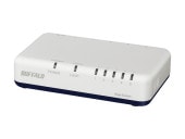 [LSW7-GT-5EP/WH] Giga5ポート スイッチングハブ 電源外付け プラスチック筐体 マグネット付属 ホワイト|パソコン周辺機器|パソコン・PC周辺機器・PCソフト