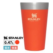 [02282-380] スタッキング真空パイント 0.47L オレンジ スタンレー 水筒 アウトドア キャンプ おしゃれ マグボトル コップ カップ★|キッチン雑貨|生活雑貨