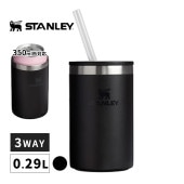 [11720-034] The Everyday 缶クーラー 350ml対応 マットブラック 保冷 0.29L ストロー付き マグカップ コップ★|キッチン雑貨|生活雑貨