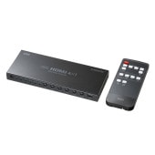 [SW-UHD41RSL] 4入力1出力HDMI切替器(4K対応/シームレス切替/リモコン付き)|切替器|OAファニチャー・アクセサリ