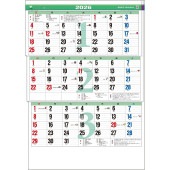 [TD-30620-2026] カラー3ヶ月メモ・ジャンボ-上から順タイプ- 2026年|その他(文具)|文具・オフィス機器
