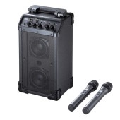 [MM-SPAMP21] ワイヤレスマイク付き拡声器スピーカー(最大40W)|情報機器|家電