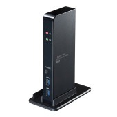 [USB-CVDK4] タブレットスタンド付き4K対応USB3.1ドッキングステーション|その他(OAファニチャー・アクセサリ)|OAファニチャー・アクセサリ