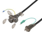 [TAP-EX36B-5] 防塵延長コード|ケーブル(OAファニチャー・アクセサリ)|OAファニチャー・アクセサリ